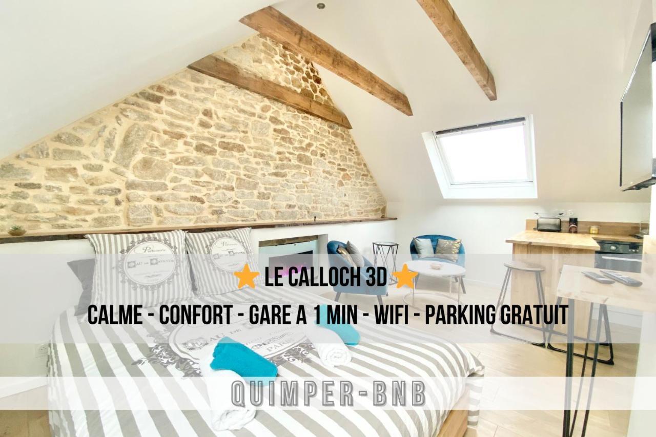 Le Calloch 3D - Standing - Calme - Wifi - Smart Tv Кимпер Екстериор снимка